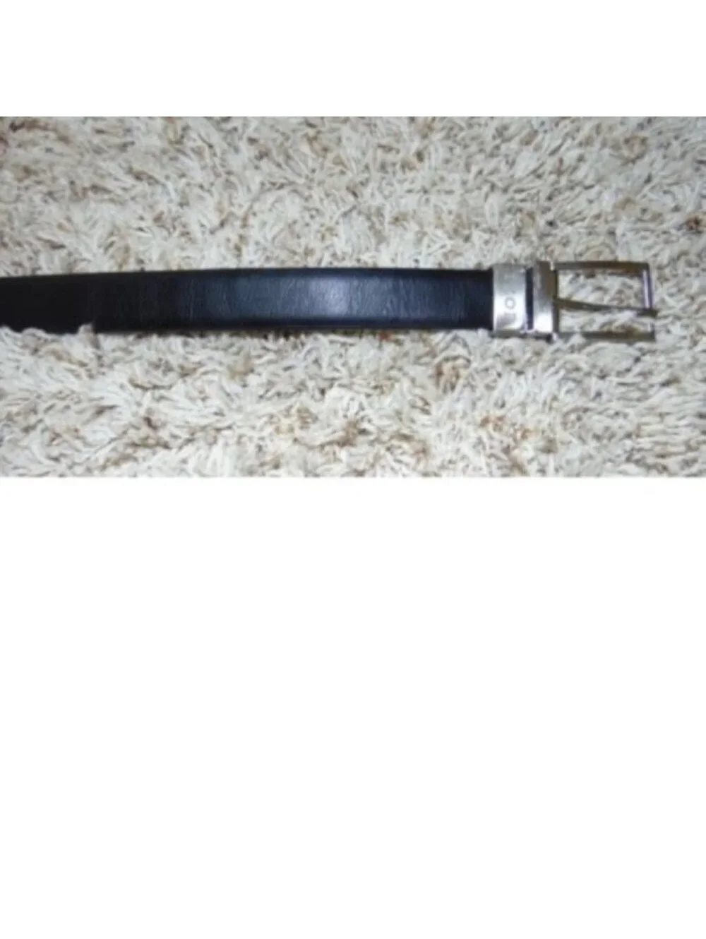 Mens Belt Izod Black Synthetic Leather size M 32-34